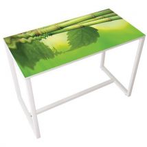 Table de réunion haute Easy office pour 6 personnes plateau coloris Décor