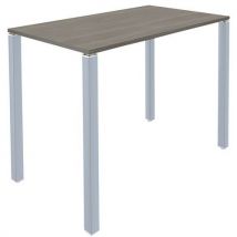 Table de réunion haute 140x80 Lounge 4 pieds
