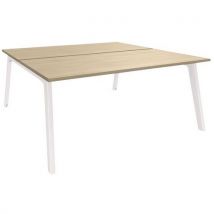 Bureau droit face à face Steel