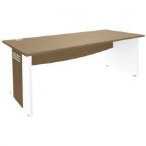 Bureau droit pieds panneaux Quatuor