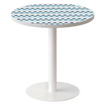 Guéridon Easy Ø 60 cm plateau coloris Décor