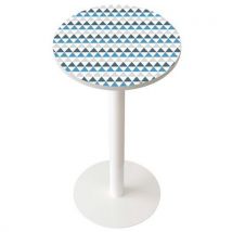 Table de réunion haute Ø 60 cm plateau coloris Décor- Manutan Expert