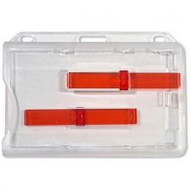 Badgehouder voor 2 eenvoudig kaarten - Set van 100 - Sogedex