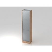 Armoire à rideau verticale - 5 niveaux - 50x40x200,4 cm - Hammerbacher