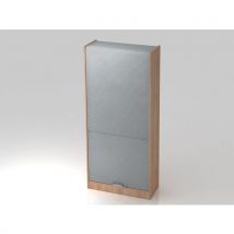 Armoire à rideau verticale - 5 niveaux - 90x40x200,4 cm - Hammerbacher