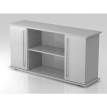Dressoir 2 deuren SB2T CE Chroom handgreep 2 niveau - Hammerbacher