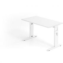 Bureau à piètement en C - 120x67 cm - Hammerbacher