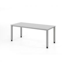 Bureau met 4 vierkant poten - 180x80 cm - Hammerbacher