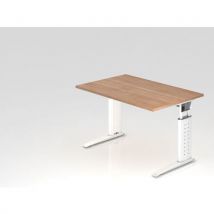 Bureau avec piètement en C série US12 - 120x80 cm - Hammerbacher