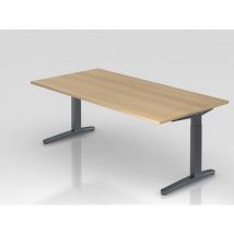 Bureau 200x100cm XB2E eik - Hammerbacher