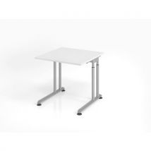 Bureau In hoogte verstelbaar C-vormig voet - 80x80 cm - Hammerbacher