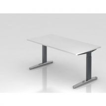 Bureau série XB - Pied graphite brillant - 160x80 cm - Hammerbacher