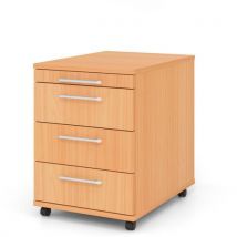 Caisson à 3 tiroirs à poignée plastique Basic - Hammerbacher