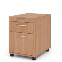 Ladeblok Verrijdbaar 2 Laden Boeg Handvat Ac20 Bm Walnoot, - Hammerbacher