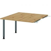 Table de liaison - 2 pieds graphite - 120x130 cm - Hammerbacher