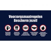 Tapis Standard imprimé Voorzorgsmaatregelen - Néerlandais.