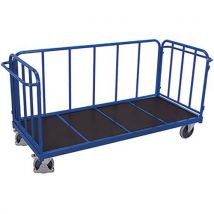 Chariot avec 3 parois tubulaires