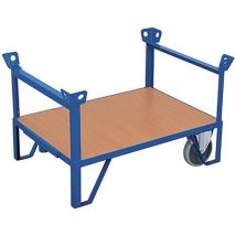 Rolplatform Met 2 Stapelwanden - Blauw - Zu-1121, - Variofit