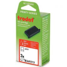 Kartonnen verpakking met 3 inktcassettes 6/4921 - Trodat
