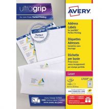Étiquette d'adressage Ultragrip - Impression laser