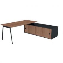 Bureau avec plateau 180x80 cm Solal - Quadrifoglio