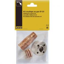 Kit de soudage sans gaz pour fil fourré de diamètre 0,9 / 1,0mm