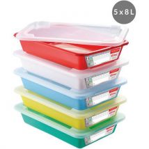 Bak plat voor gerechten met deksel 8 L - GILAC