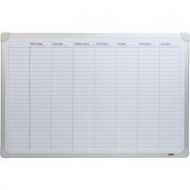 Planning hebdomadaire 60x90cm - 5 langues - Desq