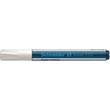 Schneider - Lakmarker Maxx 270 - Wit - 1-3 mm punt - Kantoor