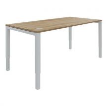 Recht Bureau Astro Arche - 140x80 Cm - Oud Eiken/wit, - Buronomic