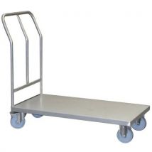 Chariot inox à dossier fixe - 200 kg - FIMM