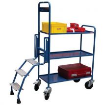 Servante escabeau 250 kg tôle 935x435 mm - FIMM