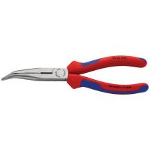 Pince à bec demi-rond avec tranchant - Knipex