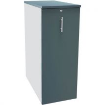 Caisson blanc Tower H114 3 tablettes