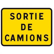 Panneau de signalisation temporaire KC1 Sortie de camions - Lacroix