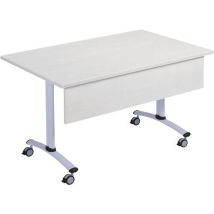 Klaptafel As Gelamineerd + Front 120x68 Cm Grijs/aluminium, - Manutan Expert