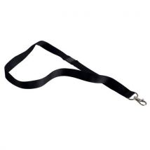 Lot de 10 tours de cou en textile noir - 840mm - Pavo
