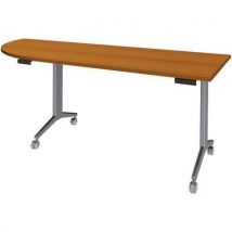 Tafel Idora 200x80 cm hoek links aluminium onderstel