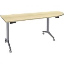 Table Idora 200x80 cm angle droit pied alu