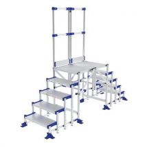 Passerelle fixe Meca Modul - 1 garde-corps - Tubesca-Comabi