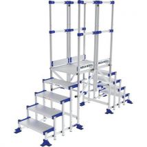 Passerelle fixe Meca Modul - 2 garde-corps - Tubesca-Comabi