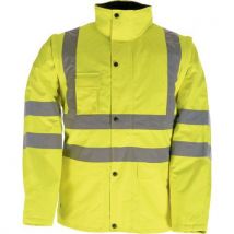 Bodywarmer Fleece Gevoerd Verwijderbare Mouwen Geel Xxl, - Singer Safety