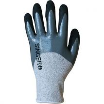 Gants anti coupure double induction nitrile - Singer