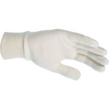 Gants en pur coton lourd interlock écru ambidextre - Singer