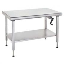 Werktafel Ergonomisch Hoogte Verstelbaar Met Legbord 70x180, - Tournus Equipement
