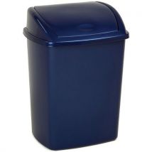 Afvalbak Met Swing Deksel 15 L Blauw, - Vepabins