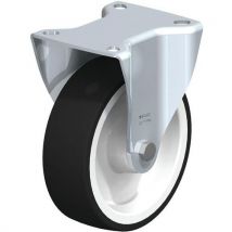 Roulette fixe - bandage PU thermoplastique - corps polyamide