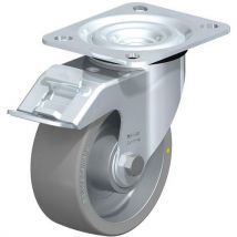 Roulette pivotante acier - bandage PU - corps aluminium - Blickle
