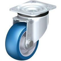 Plaatstaal wiel zware uitvoering met bevestingingsplaat Besthane Soft