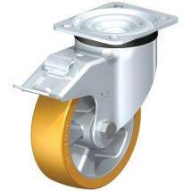 Roulette pivotante acier - bandage PU - corps aluminium - Blickle
